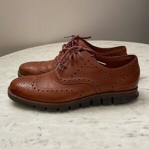 Cole Haan Zerogrand Leather Wingtip Oxfords